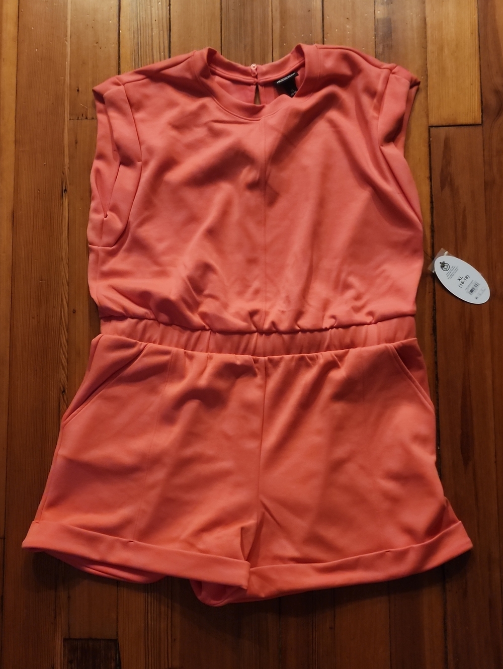 Scoop Xl Pink Romper Brand New